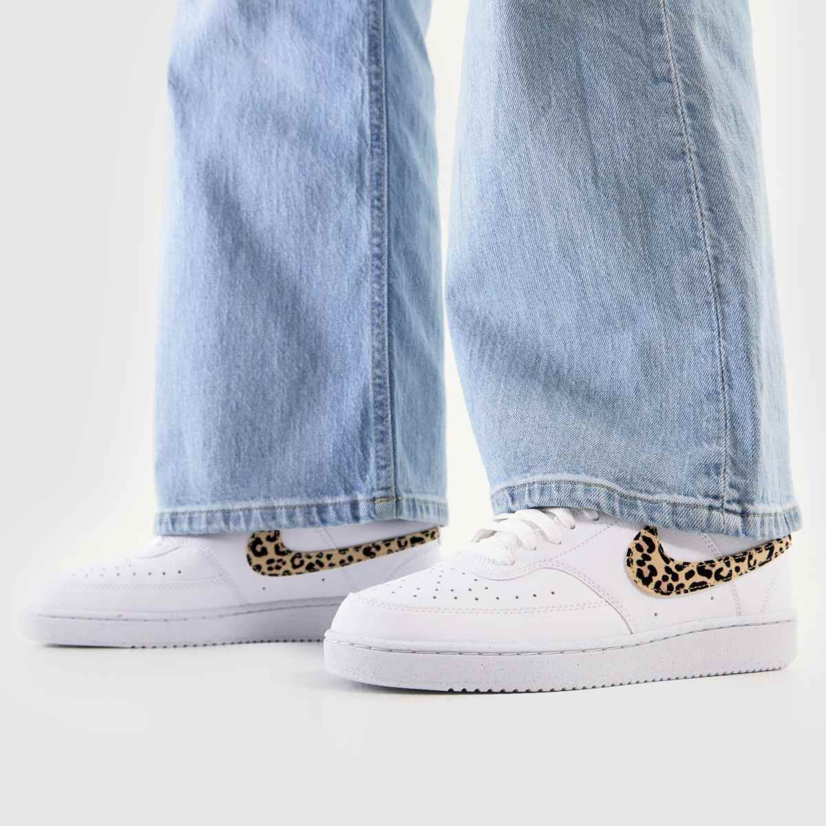 Nike  Court Vision in White Multi Nike  Court Vision in White Multi