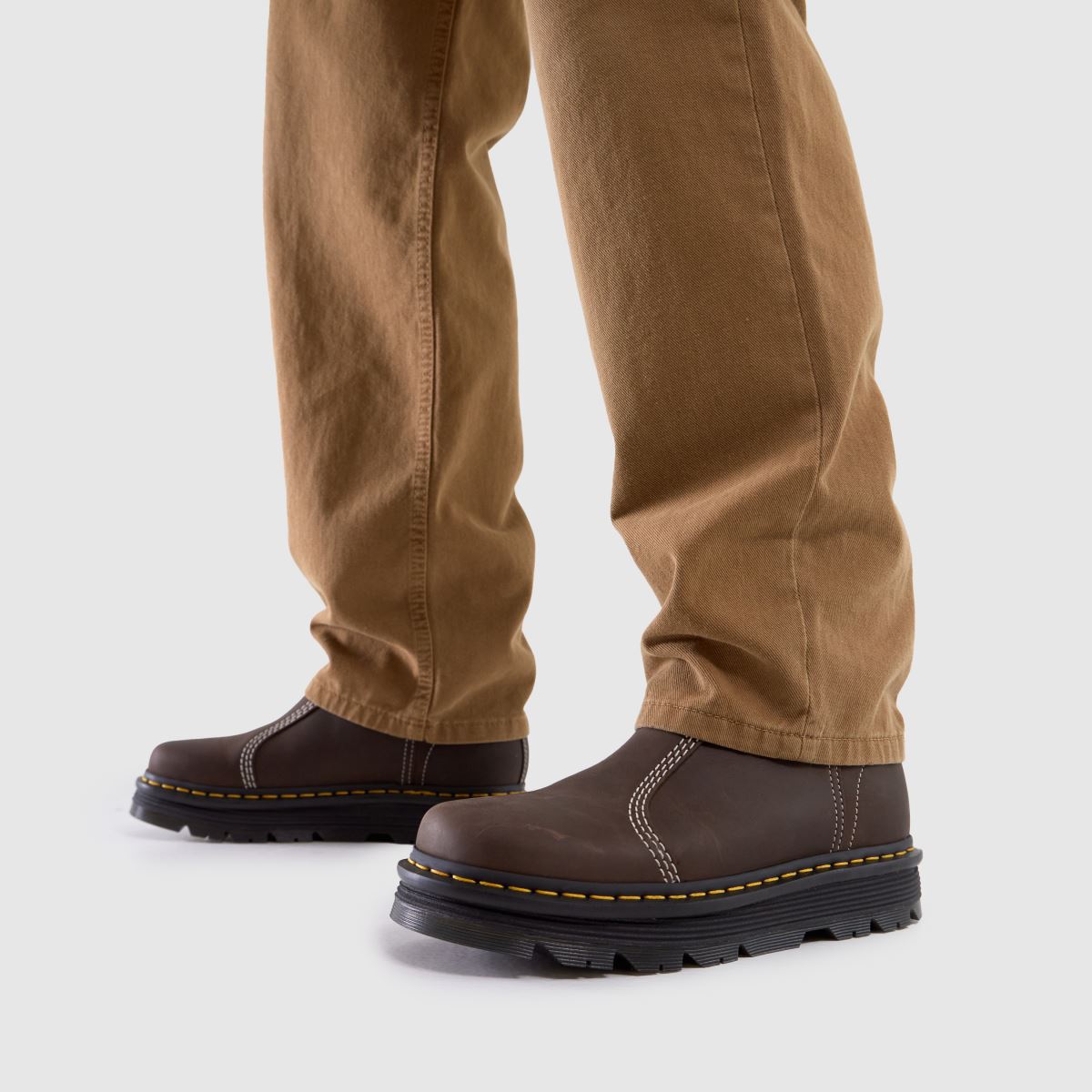 Dr Martens  Zebzag Rigger in Dark Brown Dr Martens  Zebzag Rigger in Dark Brown