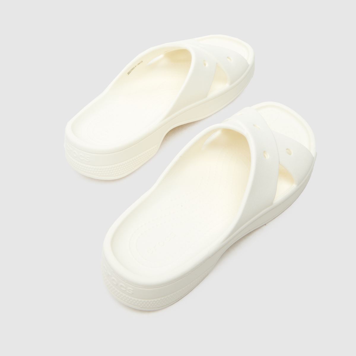 Crocs  Cross Strap in White Crocs  Cross Strap in White