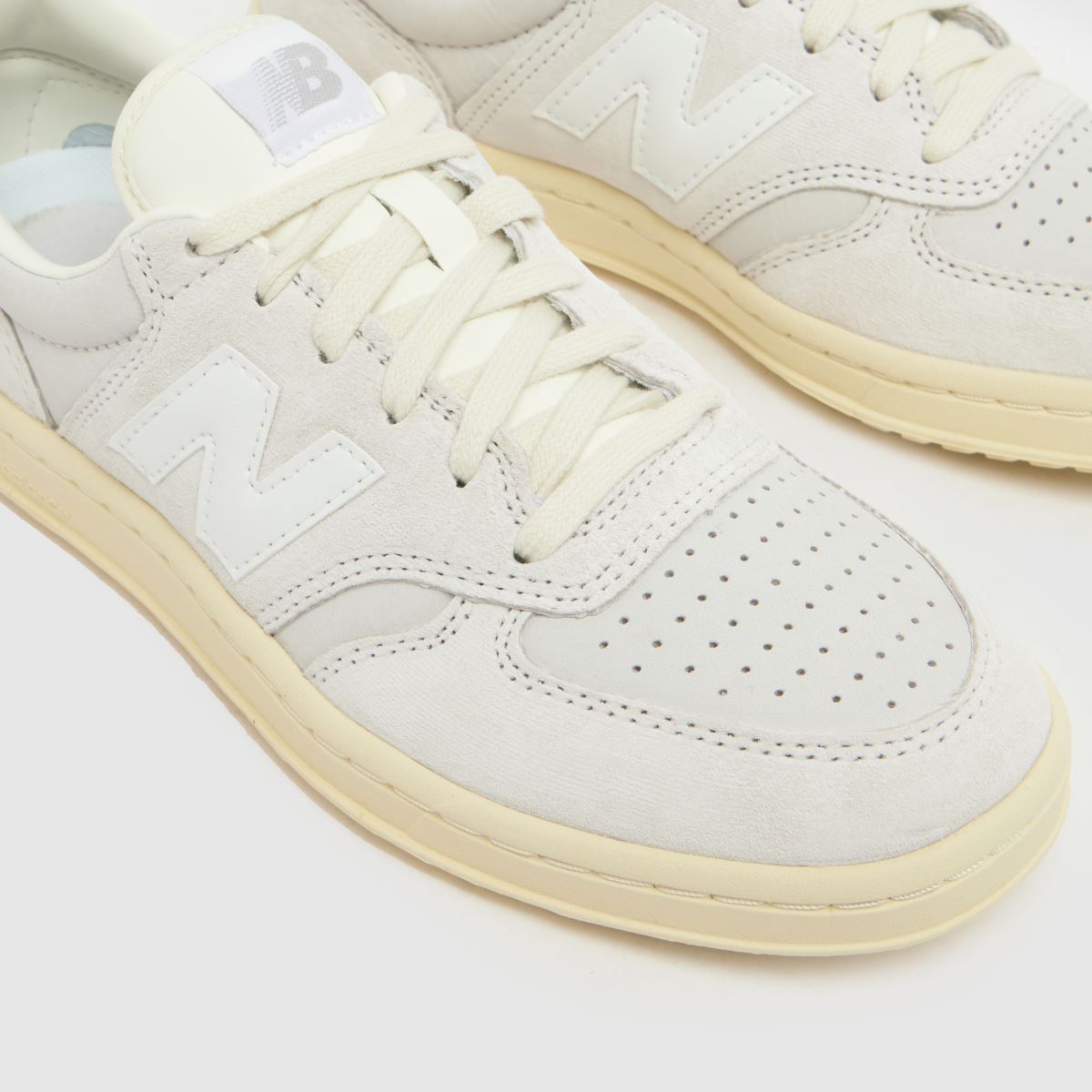 New Balance  T500 in White & Green New Balance  T500 in White & Green