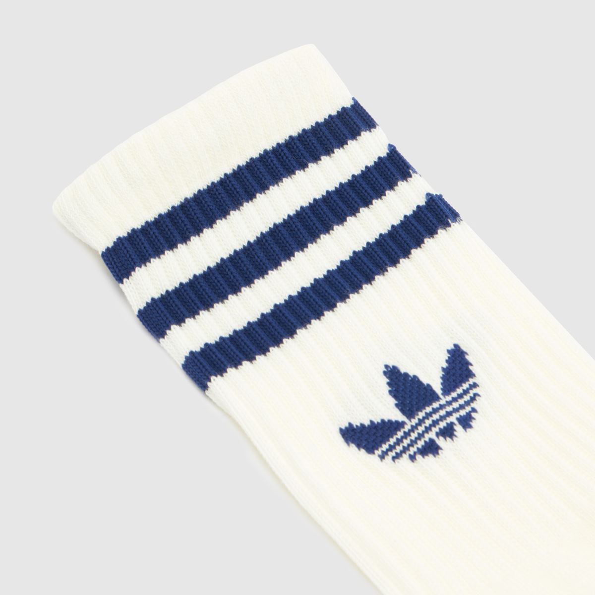 adidas  Stripe Crew Sock 3PK in Blue Multi adidas  Stripe Crew Sock 3PK in Blue Multi
