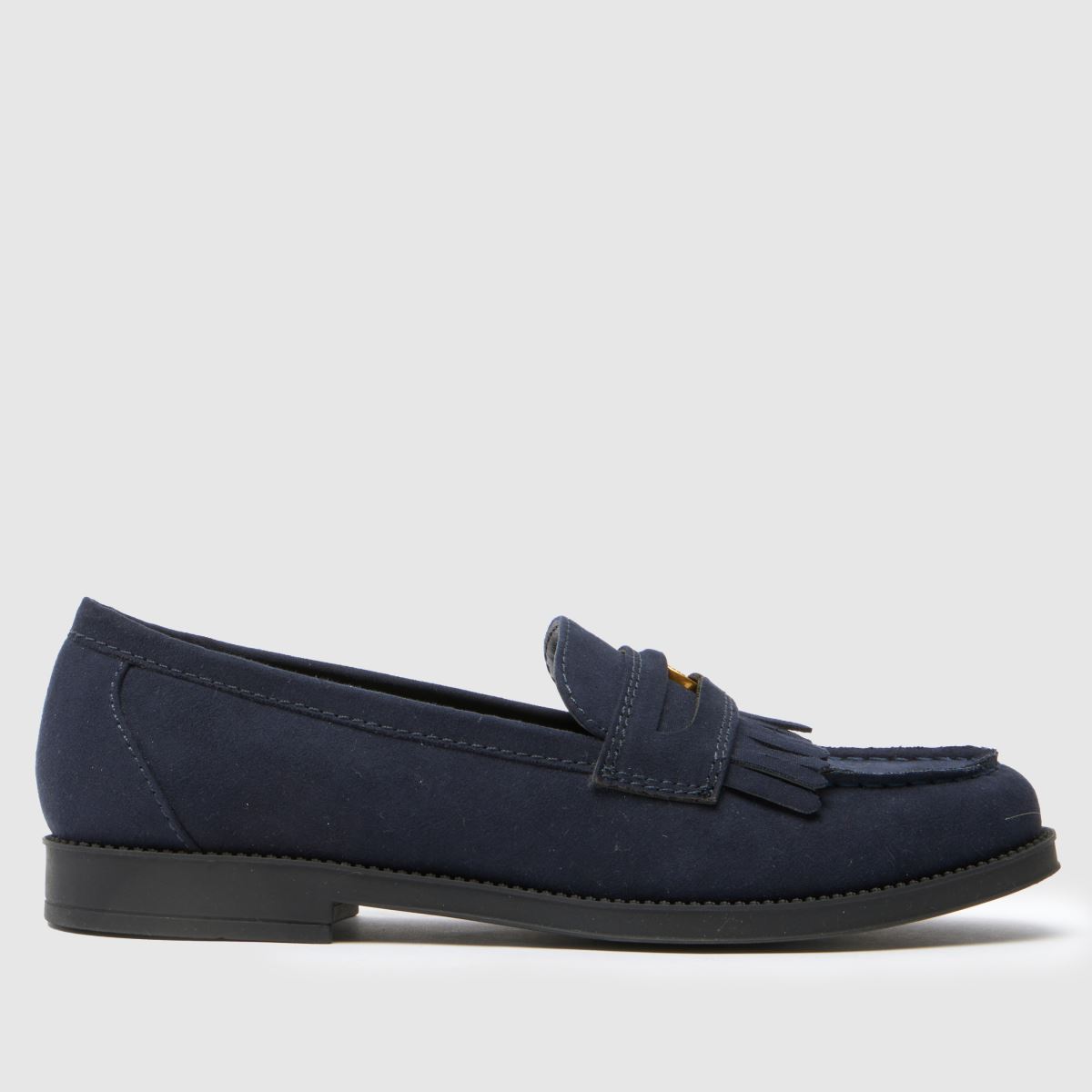 schuh  Laurent Penny Loafer in Navy schuh  Laurent Penny Loafer in Navy