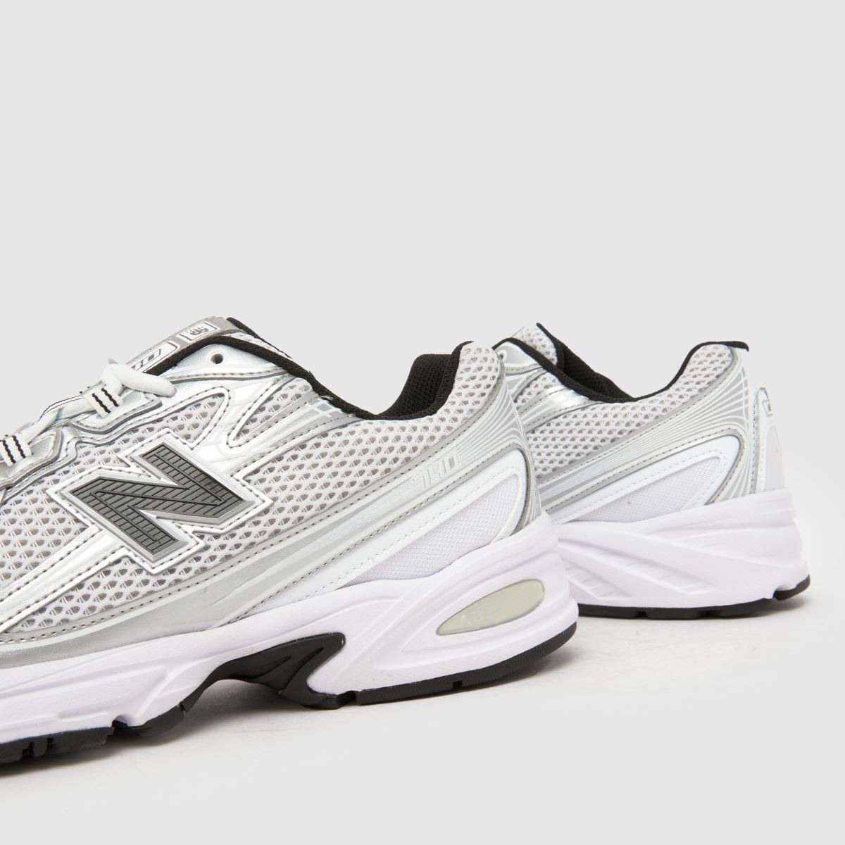 New Balance  740 in White & Silver New Balance  740 in White & Silver