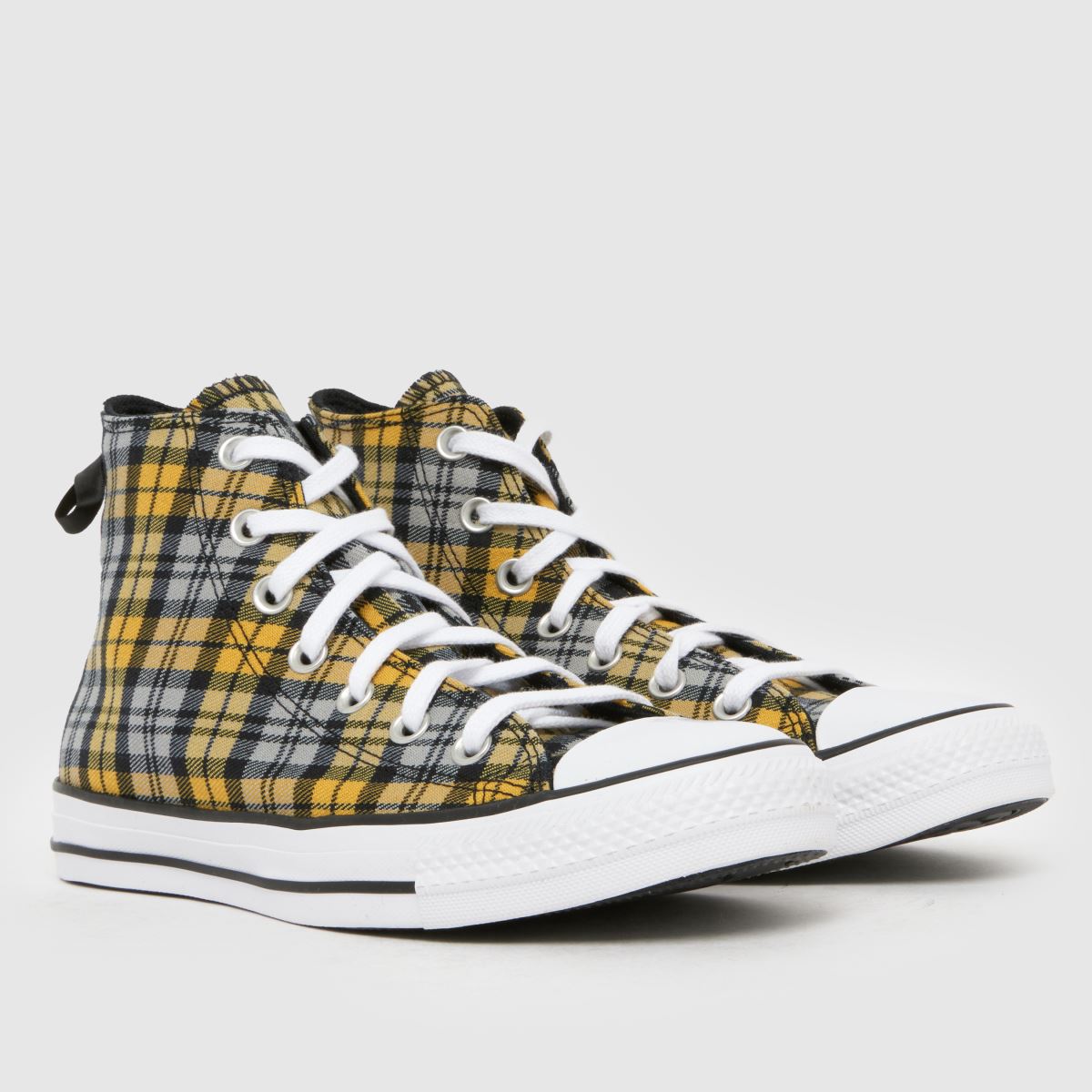 Converse  All Star Hi Plaid in Yellow Converse  All Star Hi Plaid in Yellow