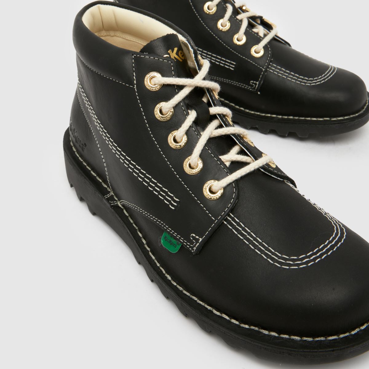 Kickers Classics  Kick Hi Goldie in Black Kickers Classics  Kick Hi Goldie in Black
