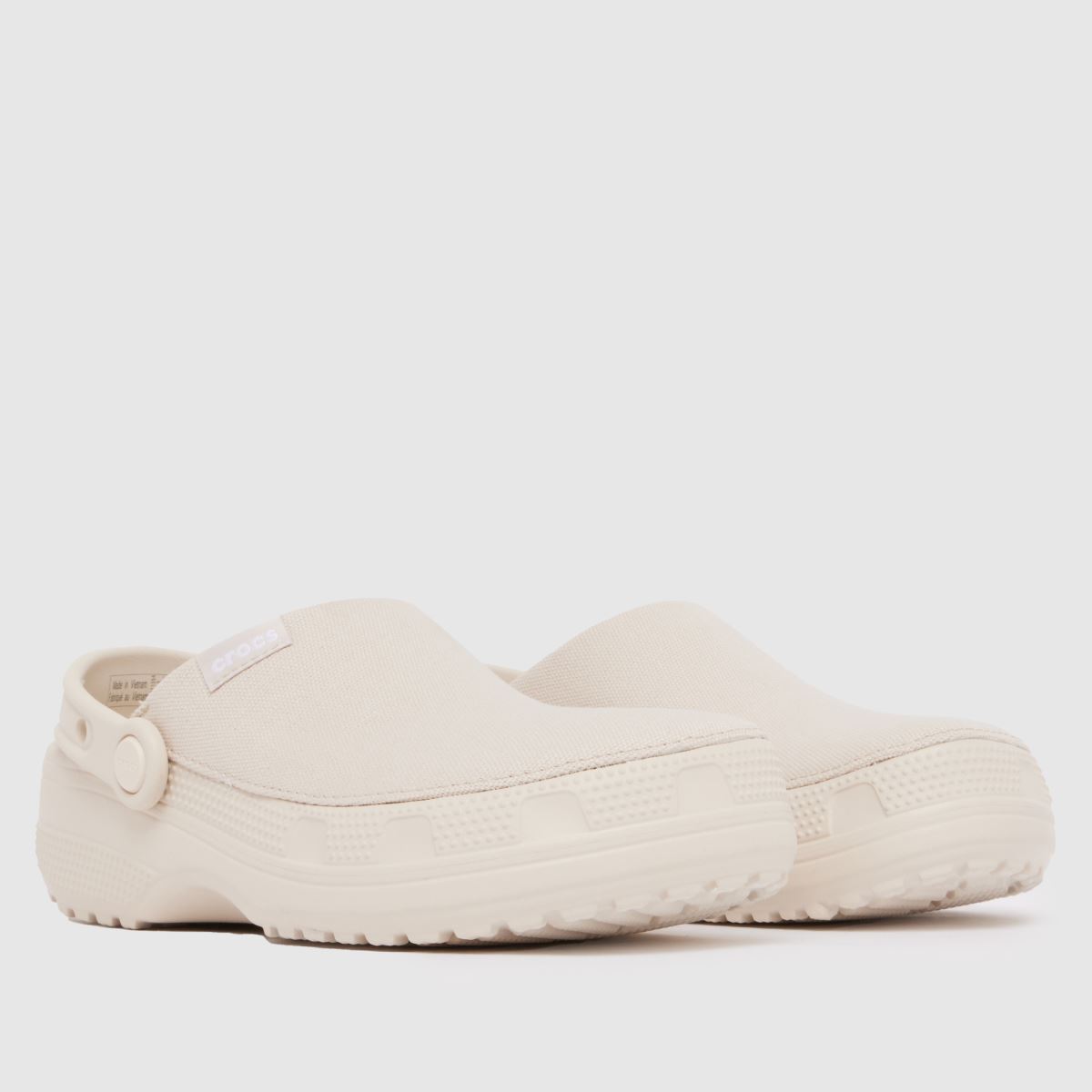 Crocs  Classic Crafted Clog in Off-White Crocs  Classic Crafted Clog in Off-White