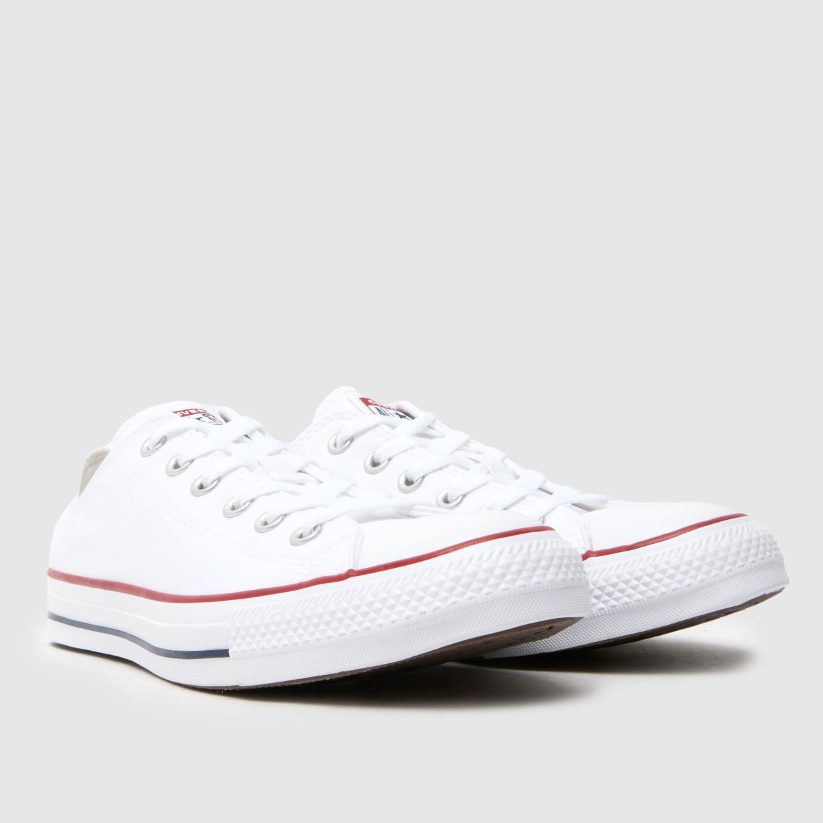 Converse  Wide Fit All Star Ox in White Converse  Wide Fit All Star Ox in White