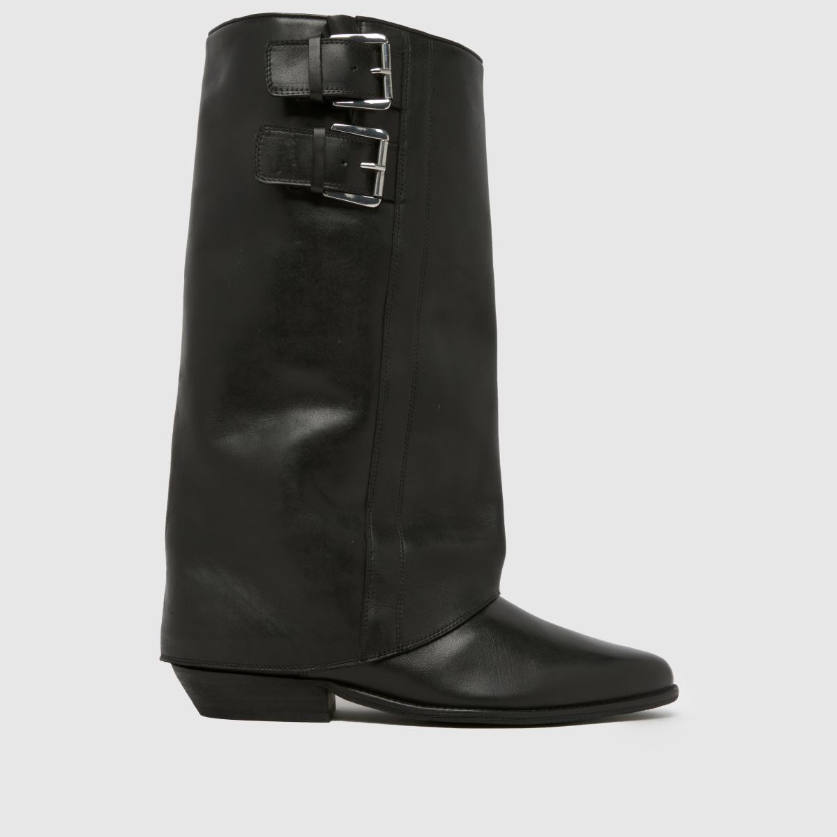 schuh  Dawn Leather Skirt in Black schuh  Dawn Leather Skirt in Black