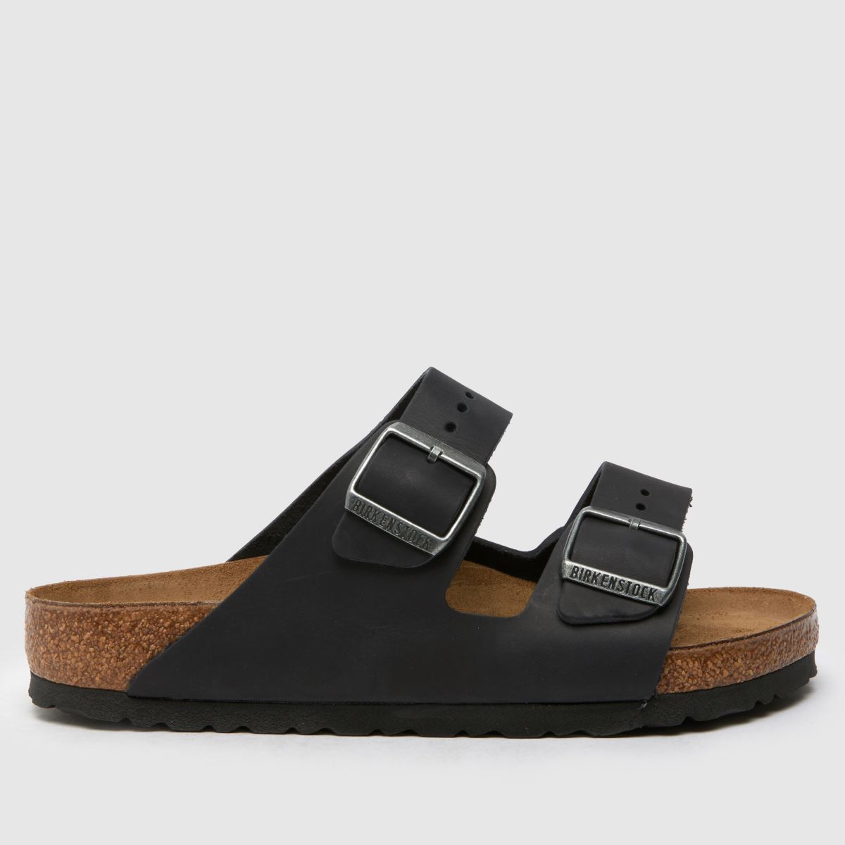 BIRKENSTOCK  Arizona Oiled Leather in Black BIRKENSTOCK  Arizona Oiled Leather in Black