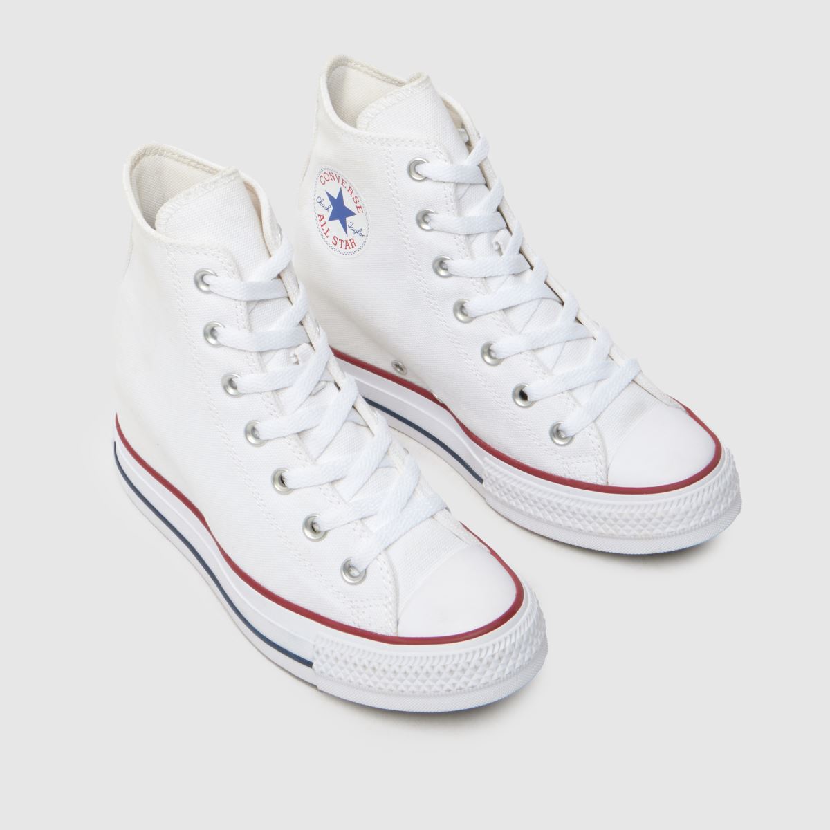 Converse  All Star Classic Wedge in White Converse  All Star Classic Wedge in White