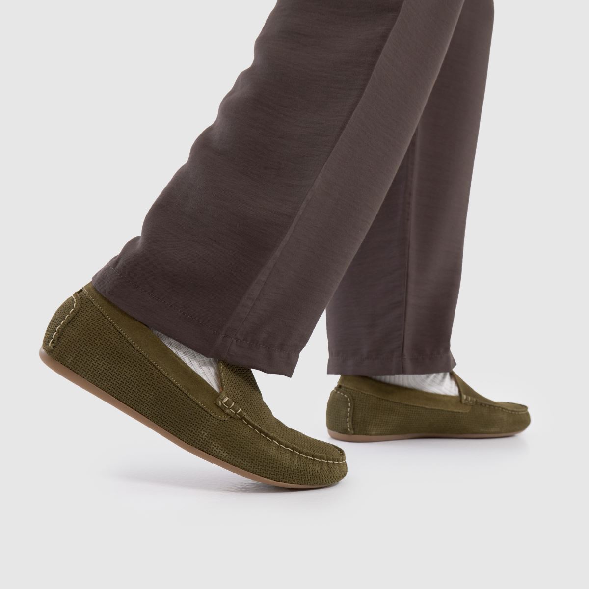 schuh  Roper Driver in Khaki schuh  Roper Driver in Khaki
