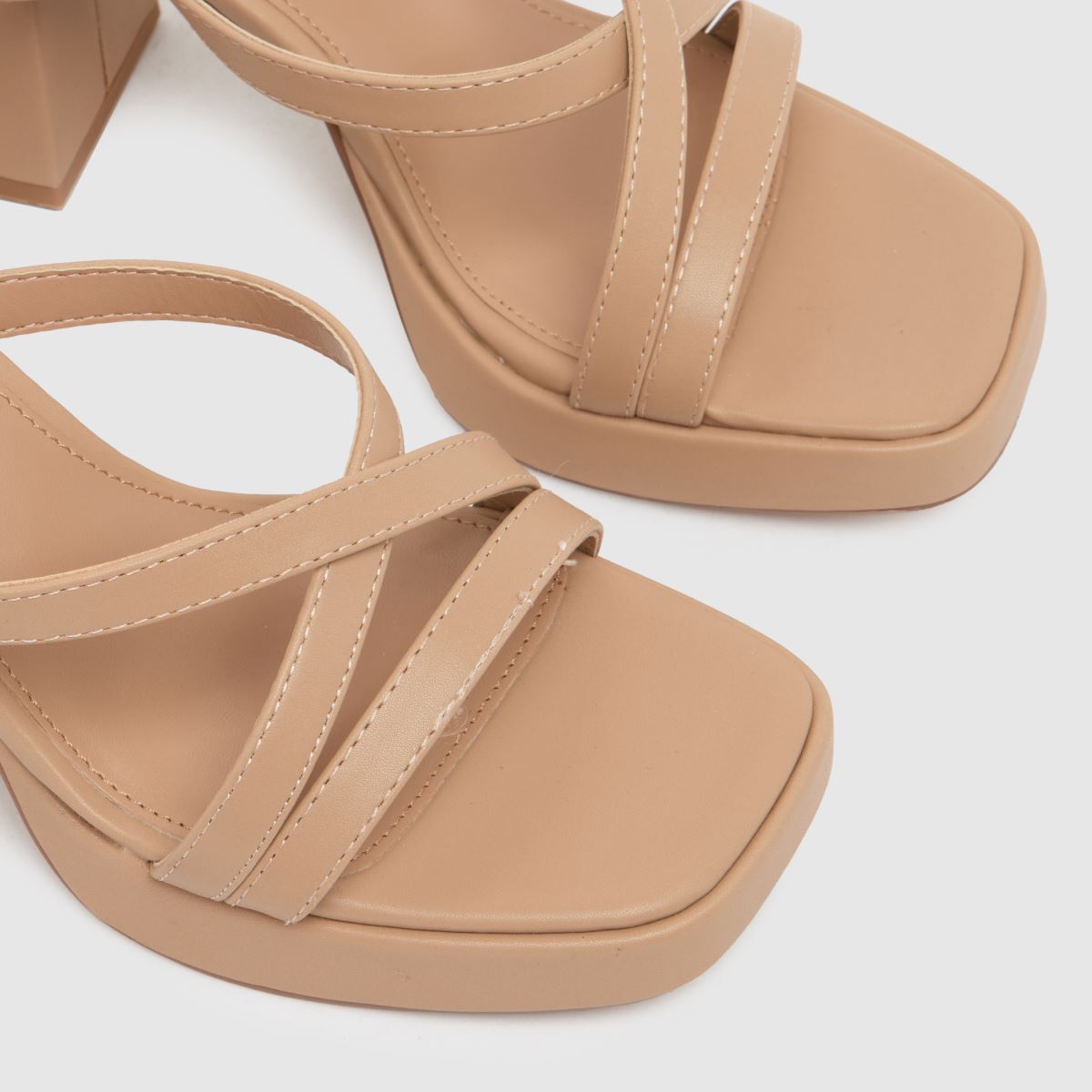 schuh  Star Strappy Platform in Natural schuh  Star Strappy Platform in Natural