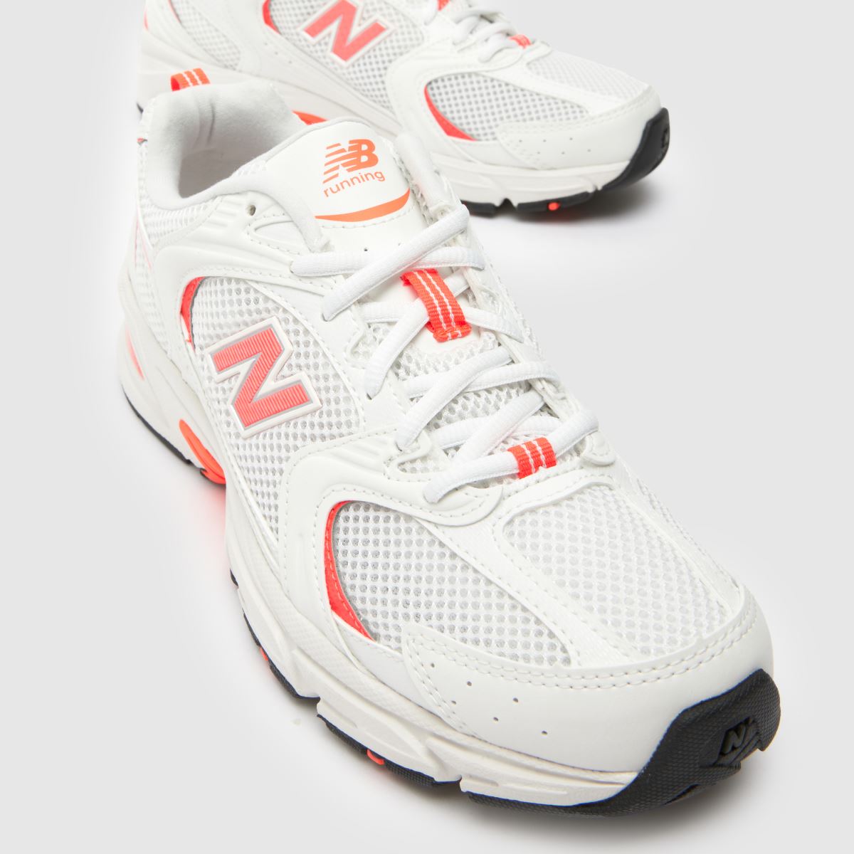 New Balance  530 in White & Orange New Balance  530 in White & Orange