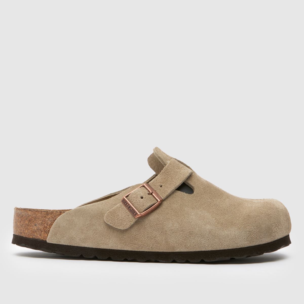 BIRKENSTOCK  Boston Clog in Taupe BIRKENSTOCK  Boston Clog in Taupe