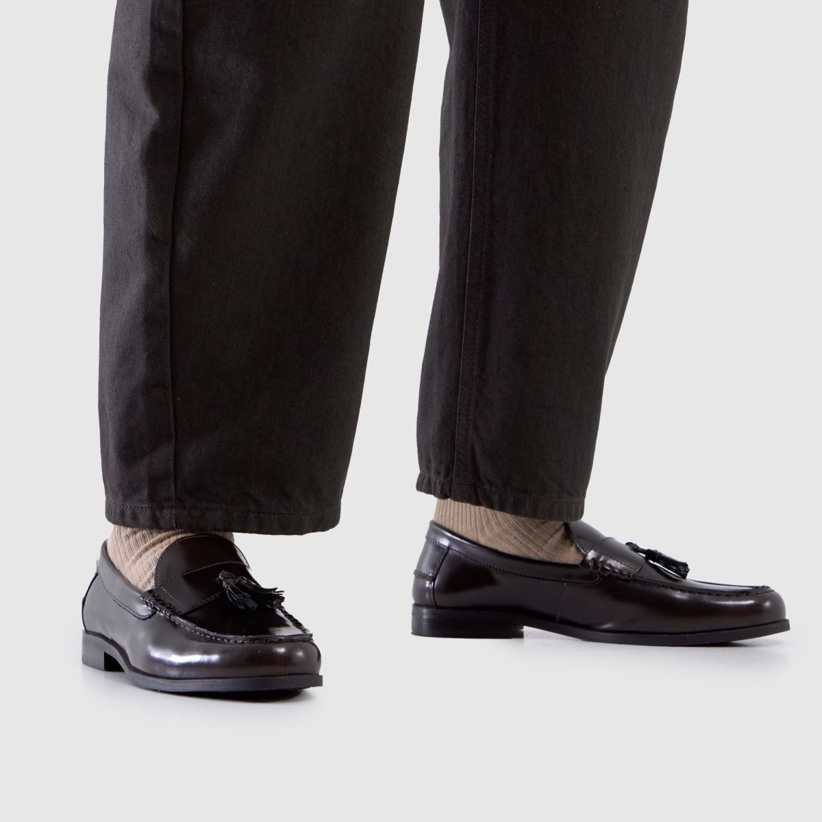 schuh  Ryder Leather Loafer in Brown schuh  Ryder Leather Loafer in Brown