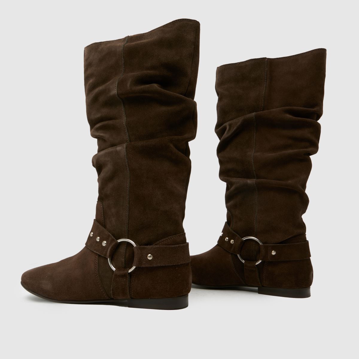 schuh  Dallis Suede Stud Pixie in Brown schuh  Dallis Suede Stud Pixie in Brown