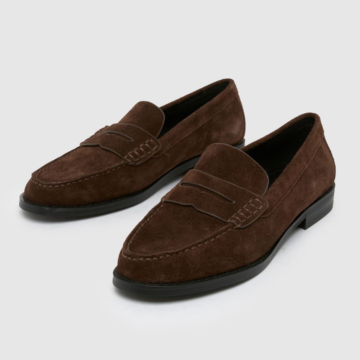 schuh  Lillian Penny Loafer in Brown schuh  Lillian Penny Loafer in Brown