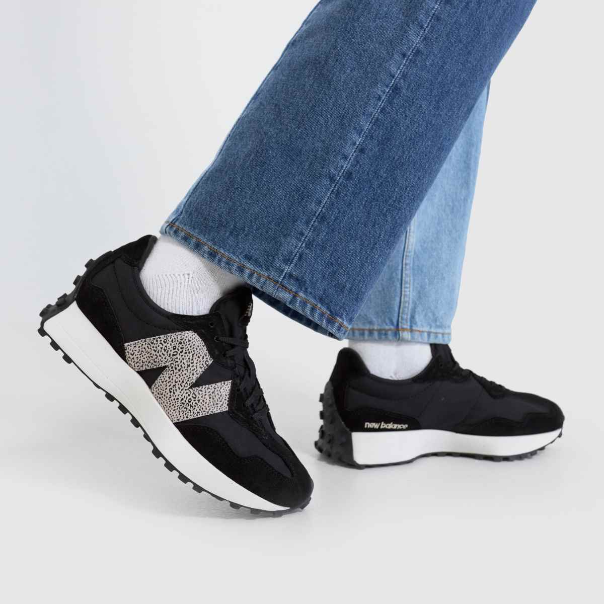 New Balance  327 in Black New Balance  327 in Black