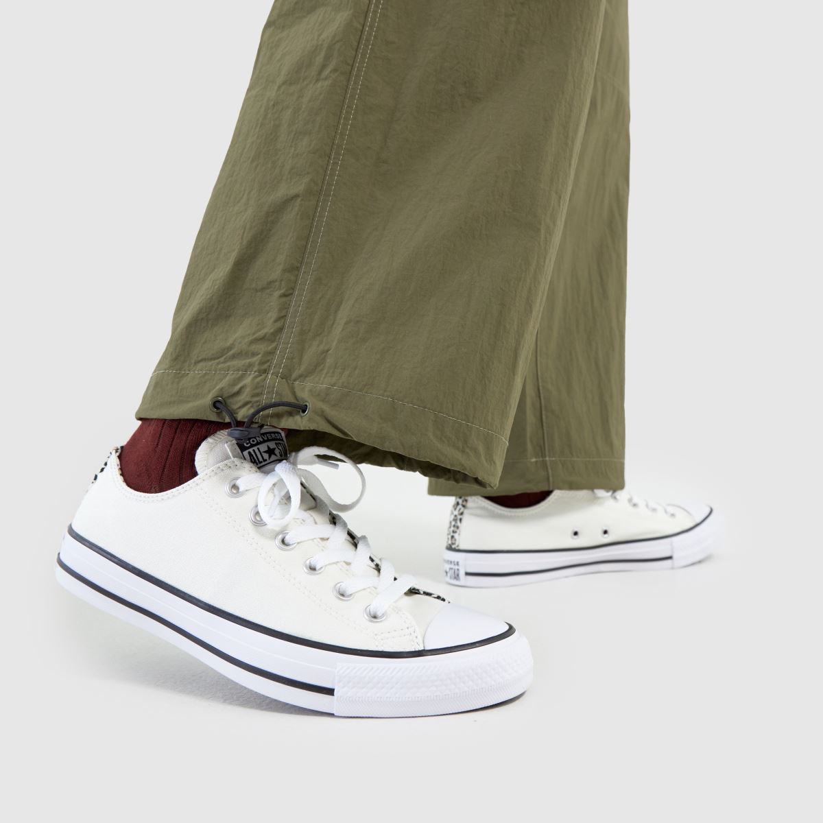 Converse  All Star Ox in Off-White Multi Converse  All Star Ox in Off-White Multi