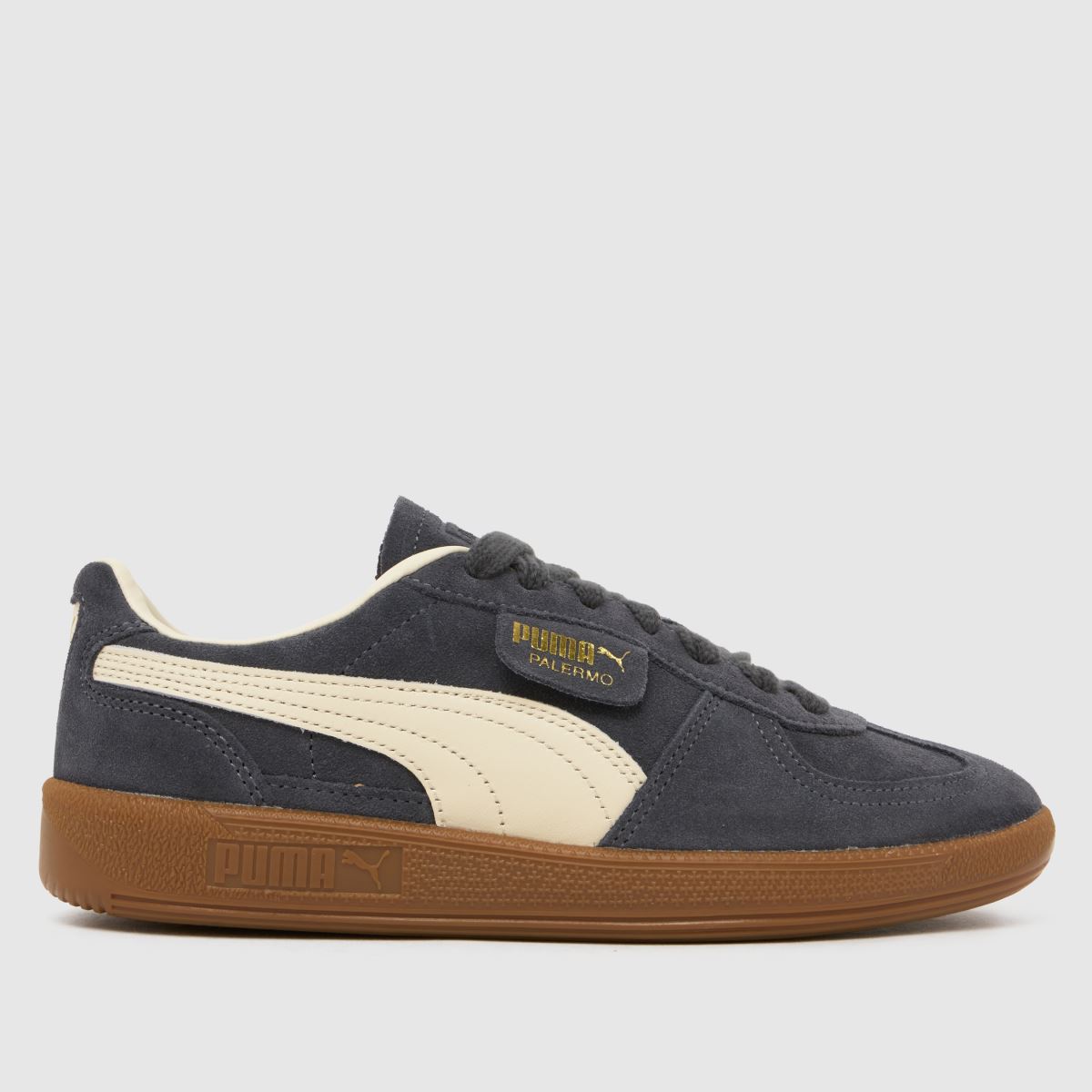 PUMA  Palermo in Dark Grey PUMA  Palermo in Dark Grey