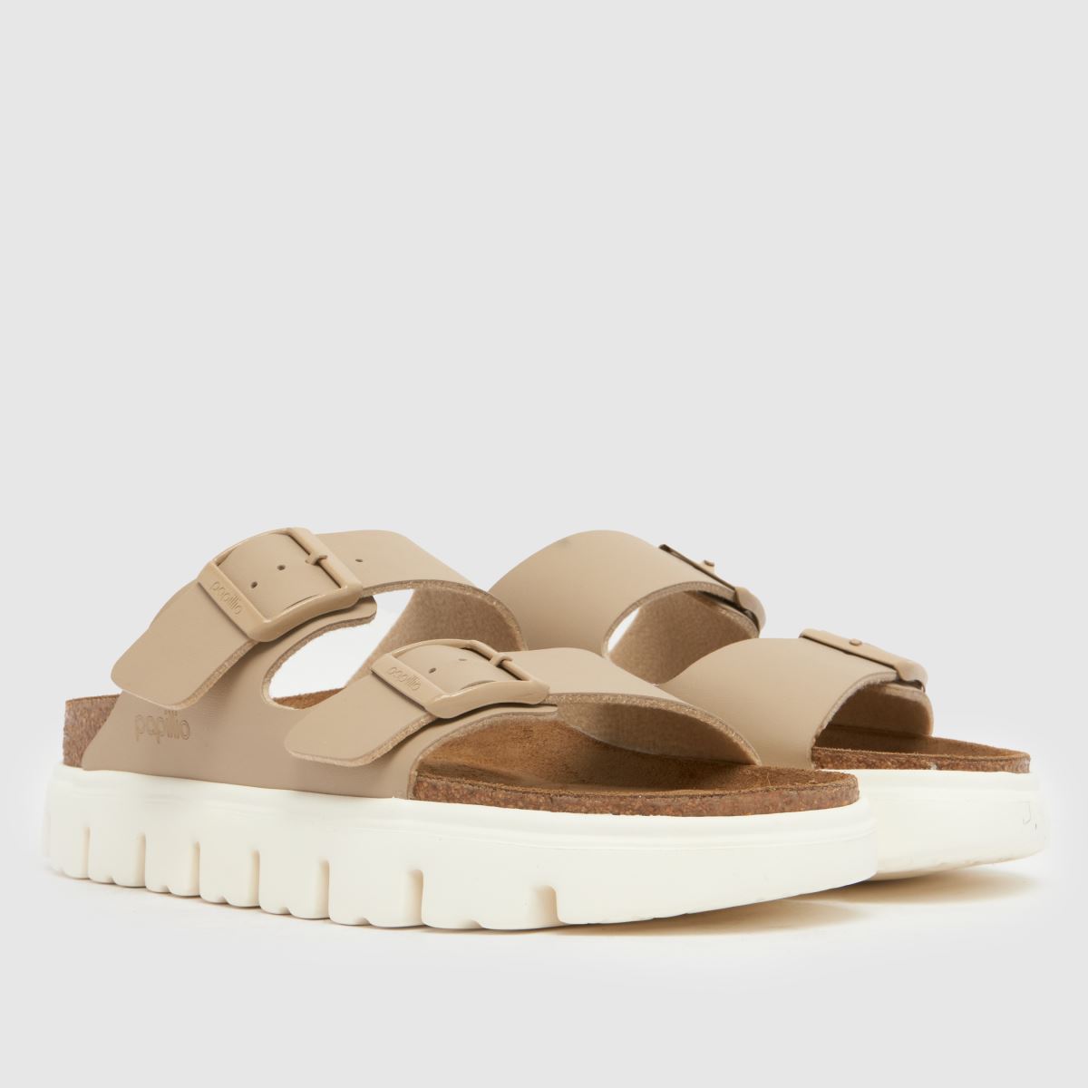 BIRKENSTOCK  Arizona Papillio Chunky in Natural BIRKENSTOCK  Arizona Papillio Chunky in Natural