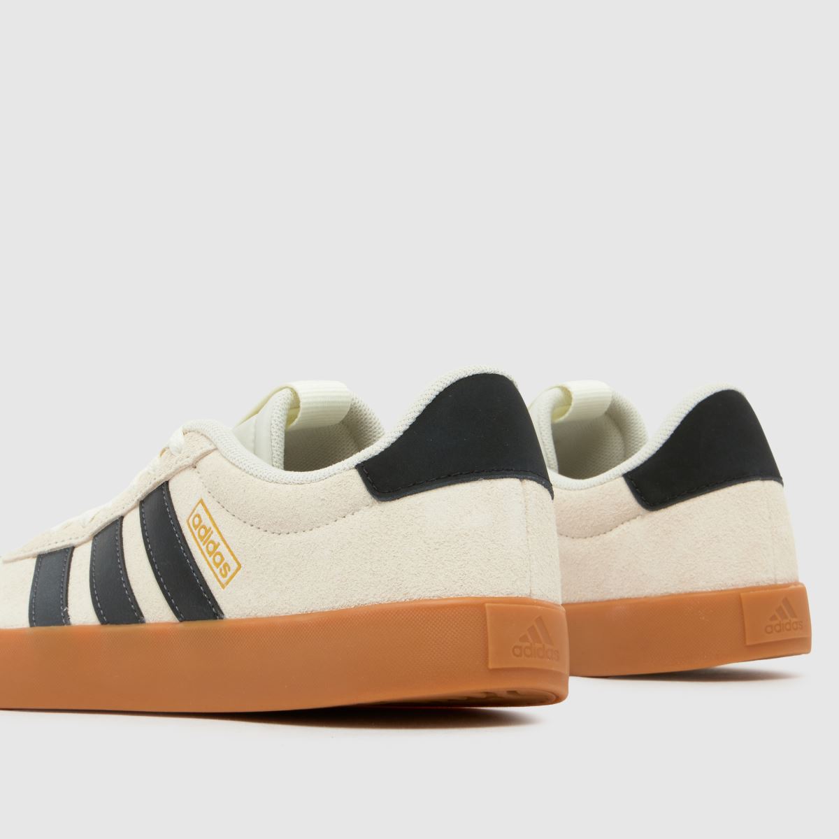 adidas  VL Court 3.0 in Stone & Black adidas  VL Court 3.0 in Stone & Black