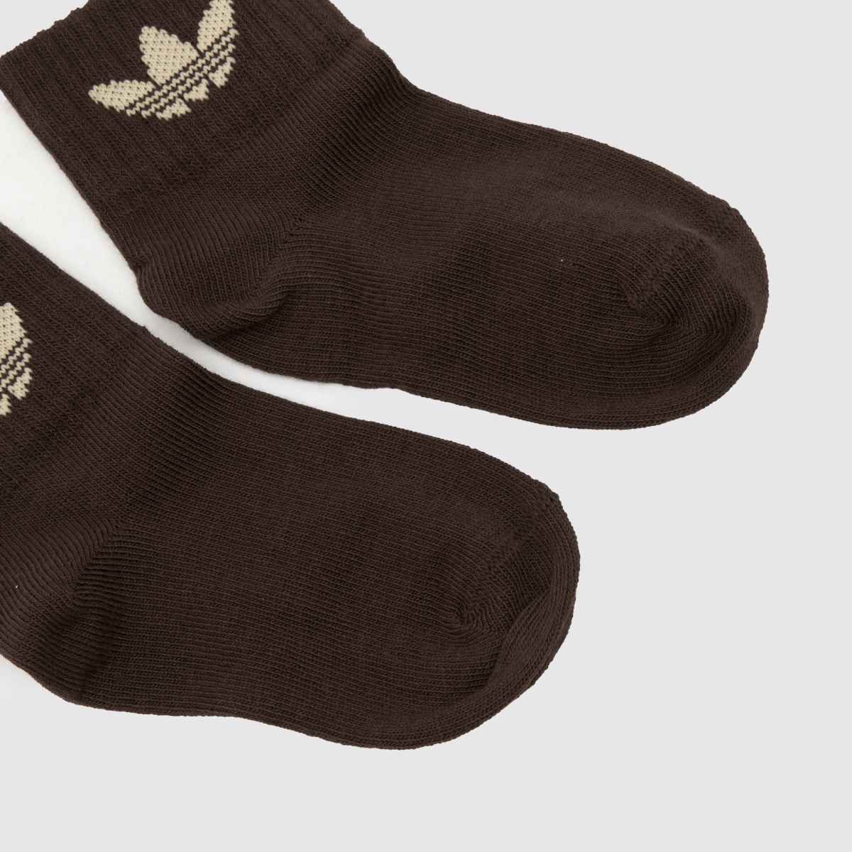 adidas  Kids Ankle Socks 3 Pack in Multi adidas  Kids Ankle Socks 3 Pack in Multi