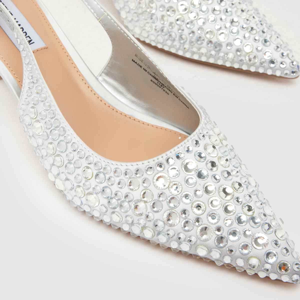 Steve Madden  Korra Bling Slingback in Silver Steve Madden  Korra Bling Slingback in Silver