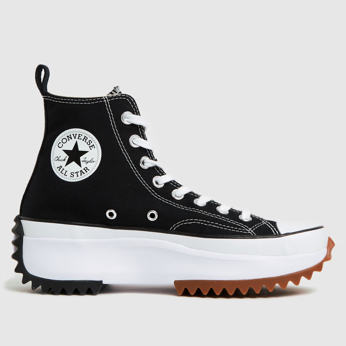 Converse  Run Star Hike Hi in Black & White Converse  Run Star Hike Hi in Black & White