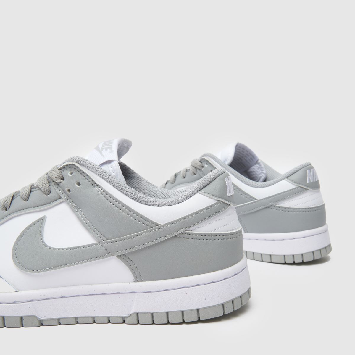 Nike  Dunk Low in White & grey Nike  Dunk Low in White & grey