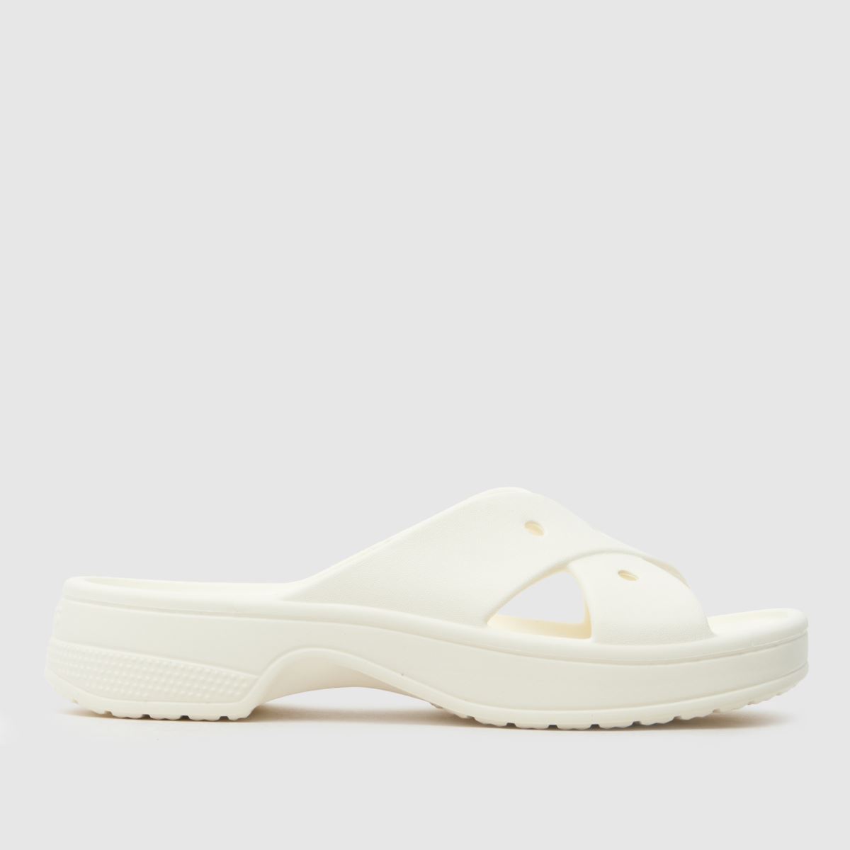 Crocs  Cross Strap in White Crocs  Cross Strap in White