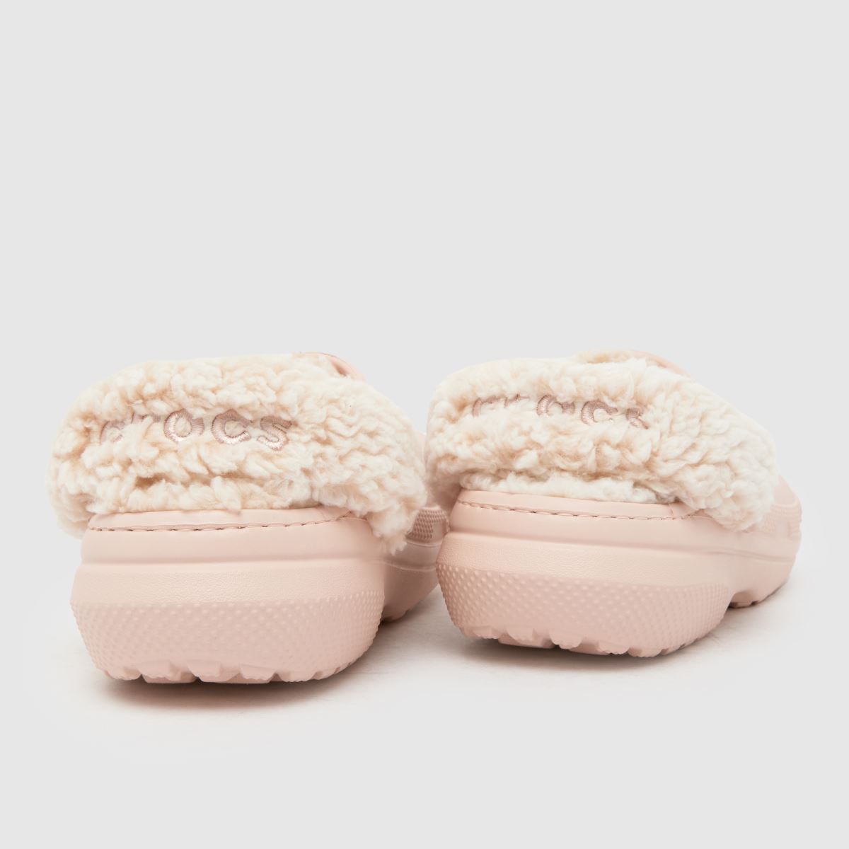 Crocs  Classic Fleece Lined Clog in Pale Pink Crocs  Classic Fleece Lined Clog in Pale Pink