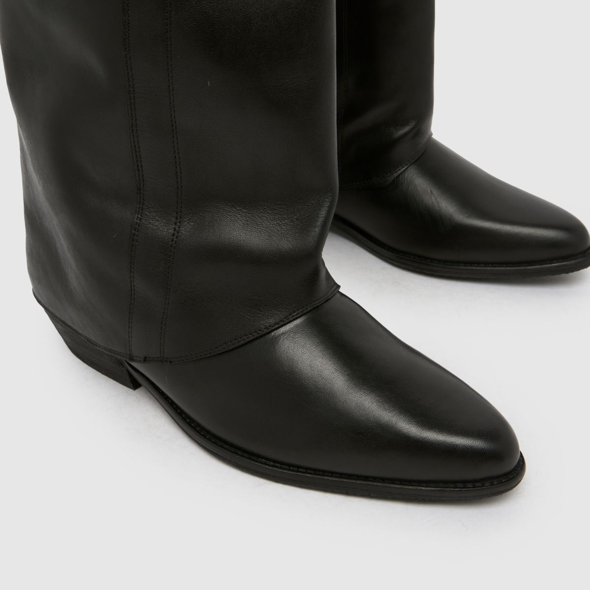 schuh  Dawn Leather Skirt in Black schuh  Dawn Leather Skirt in Black