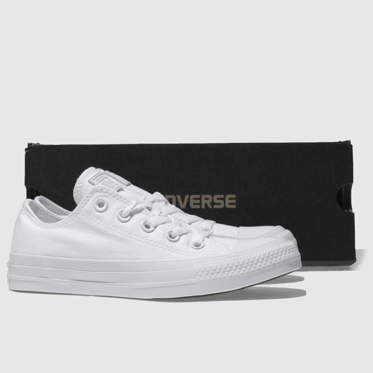 Converse  All Star Mono Ox in White Converse  All Star Mono Ox in White