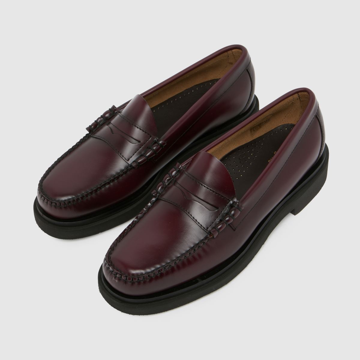 G.H. BASS  Weejun Larson Penny Loafer in Burgundy G.H. BASS  Weejun Larson Penny Loafer in Burgundy