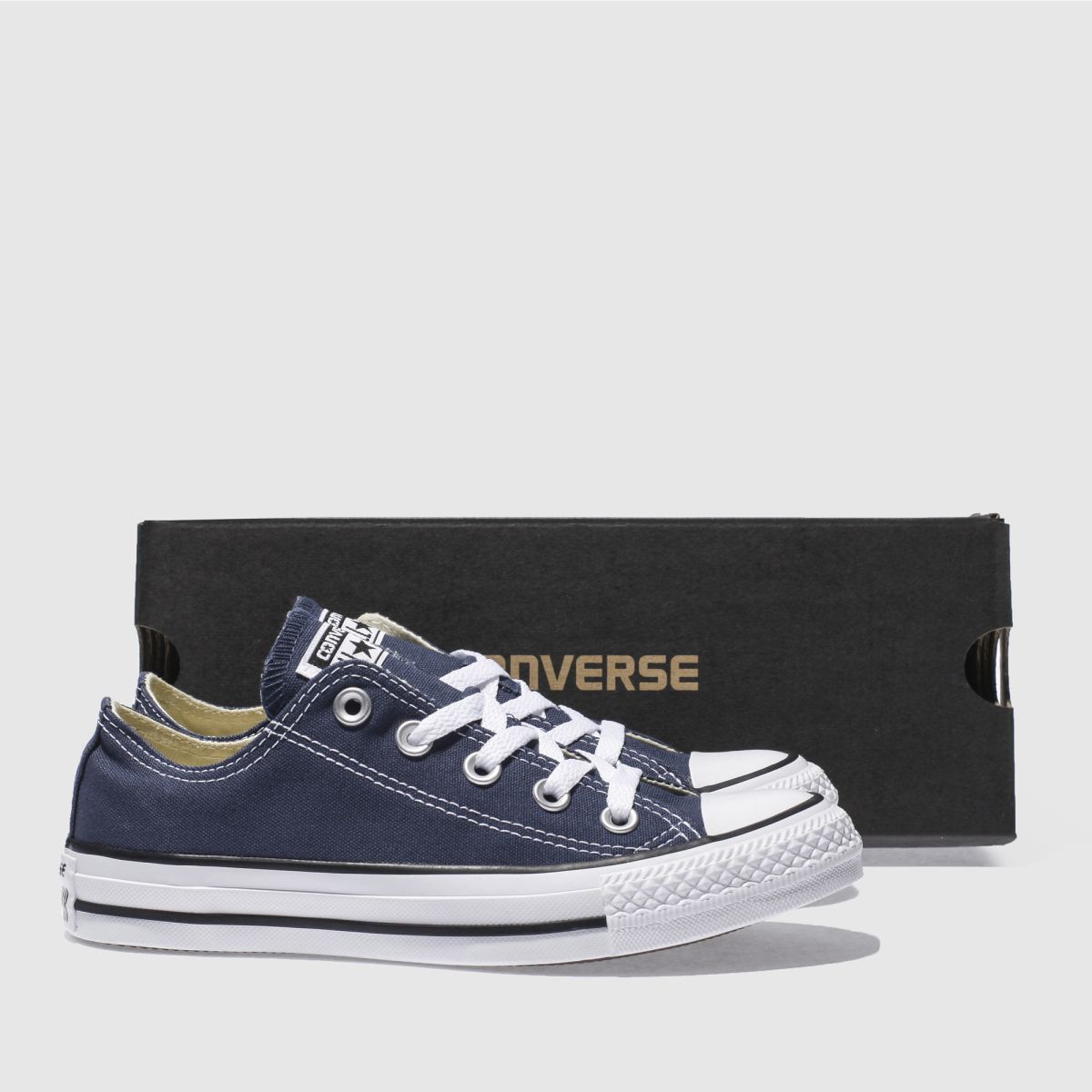 Converse  All Star Ox in Navy & White Converse  All Star Ox in Navy & White