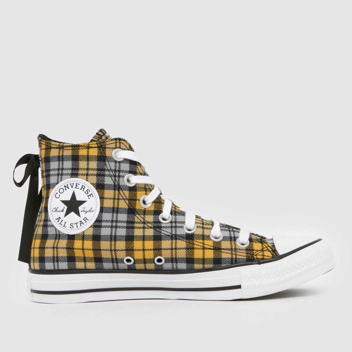 Converse  All Star Hi Plaid in Yellow Converse  All Star Hi Plaid in Yellow