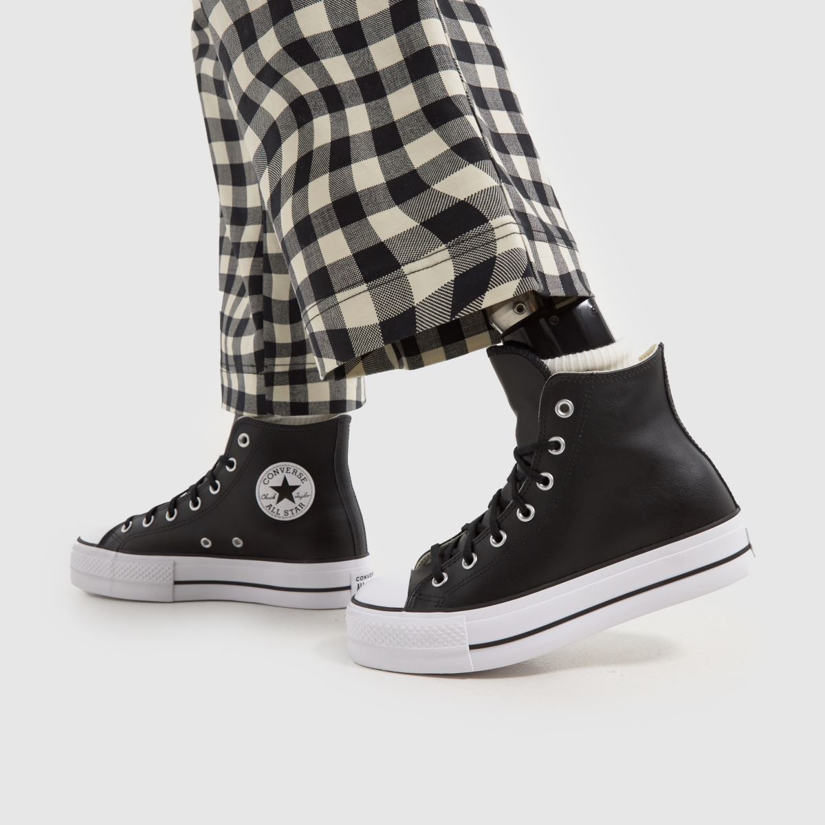 Converse  All Star Lift Hi in Black Converse  All Star Lift Hi in Black