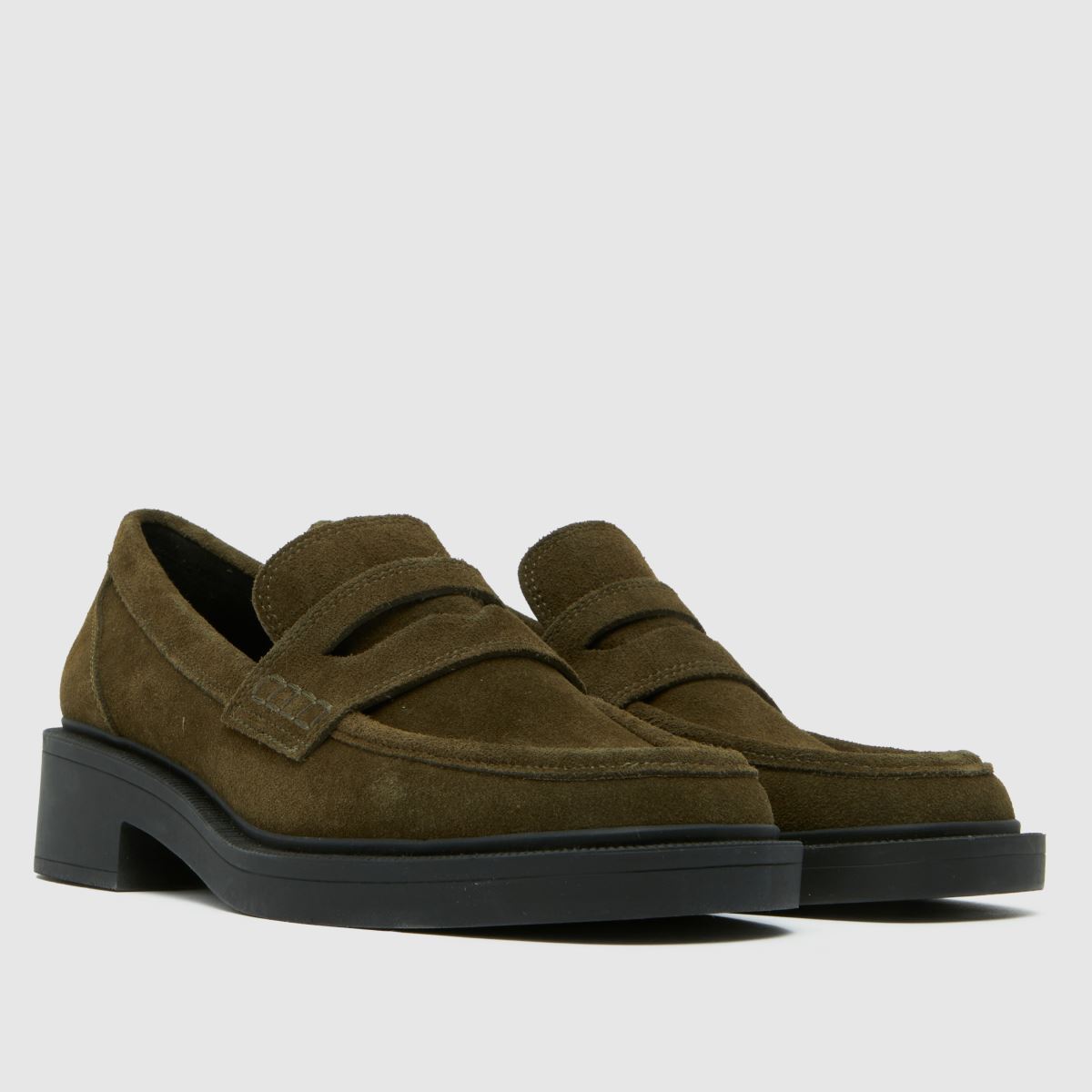 schuh  Leighton Loafer in Khaki schuh  Leighton Loafer in Khaki
