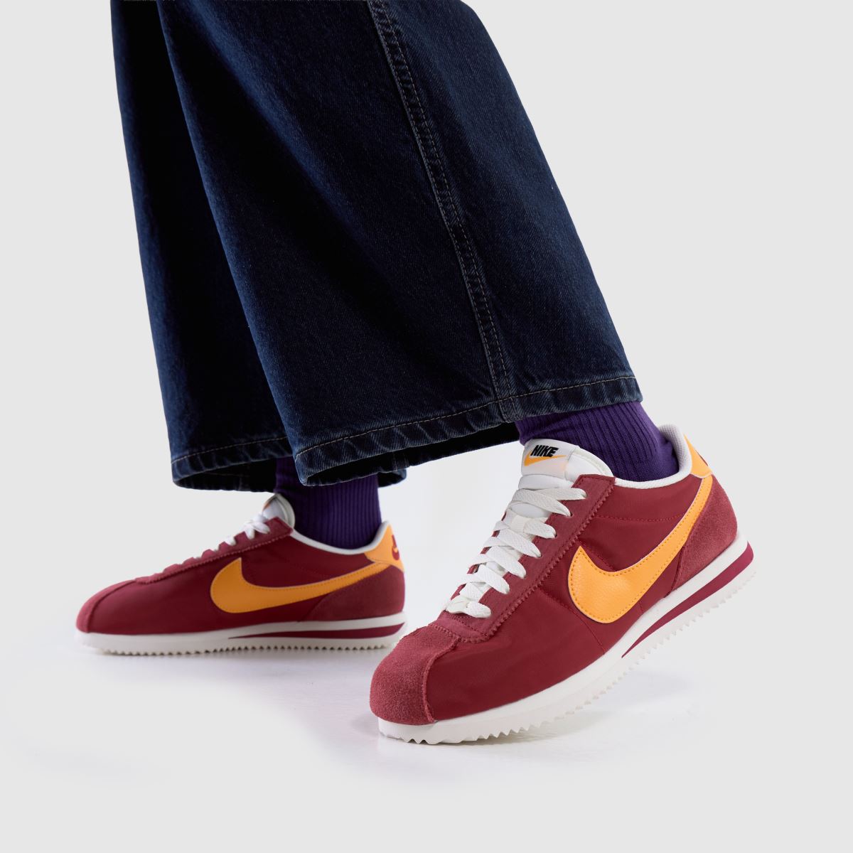 Nike  Cortez in Burgundy Nike  Cortez in Burgundy