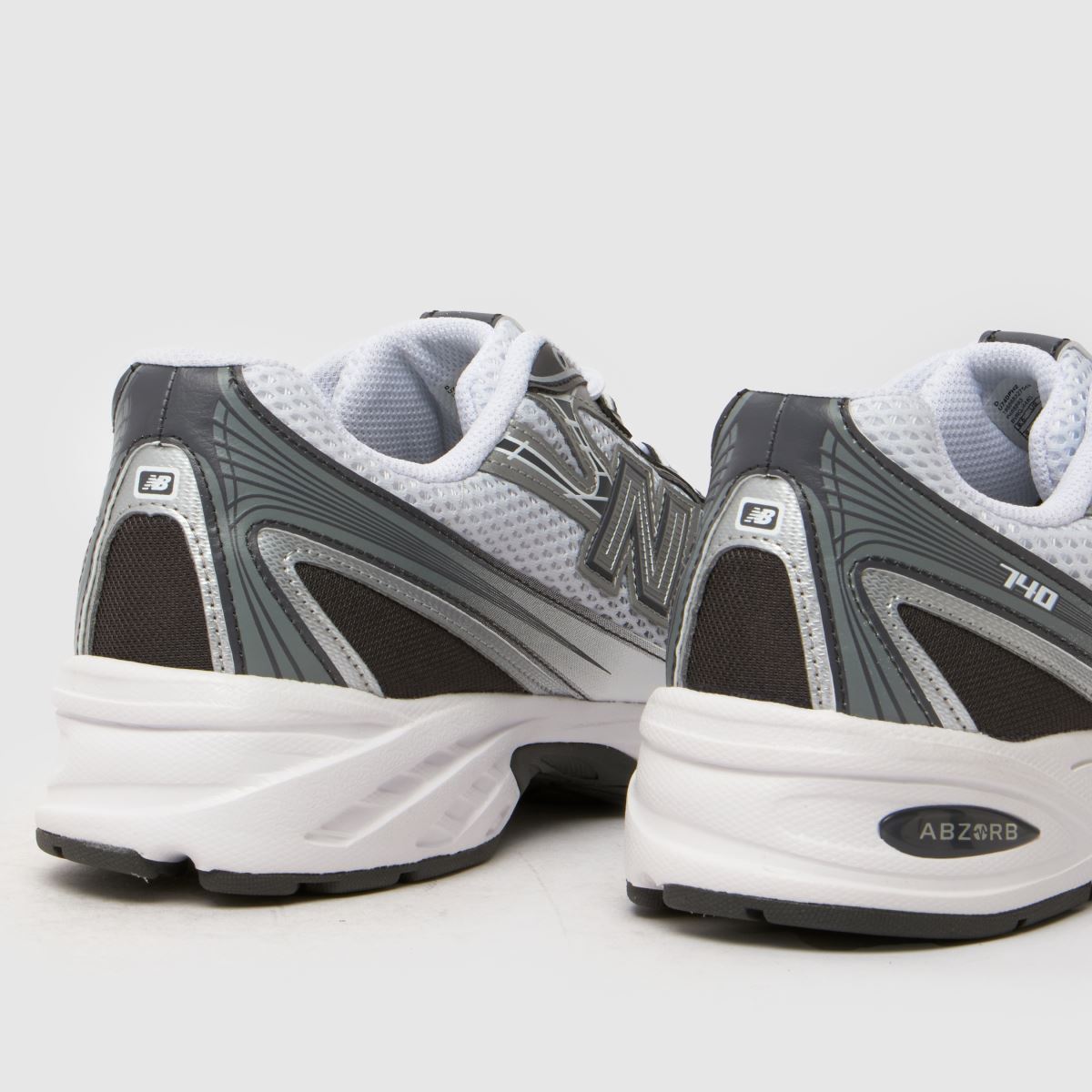 New Balance  740 in White & Navy New Balance  740 in White & Navy