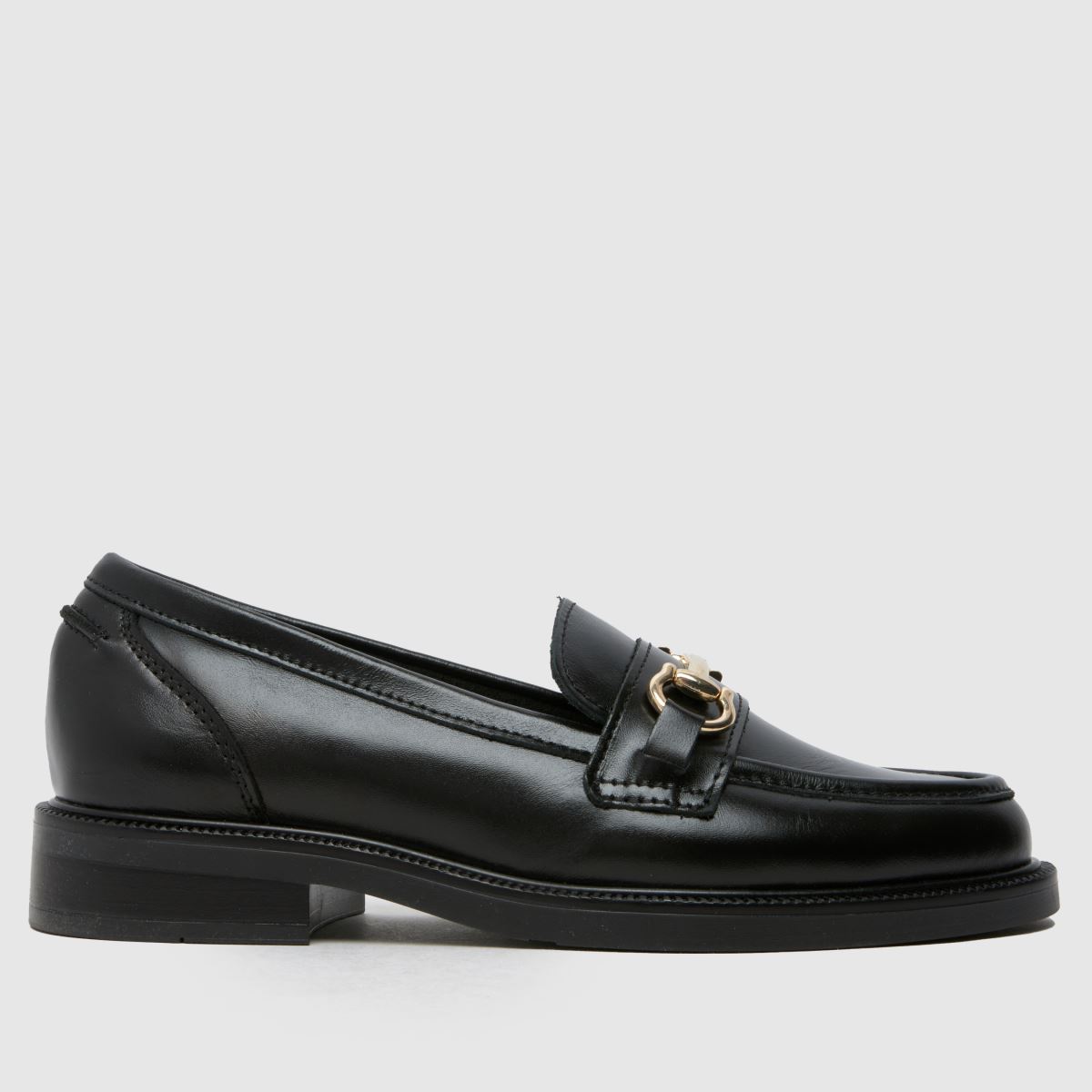 schuh  Lori Snaffle Loafer in Black schuh  Lori Snaffle Loafer in Black