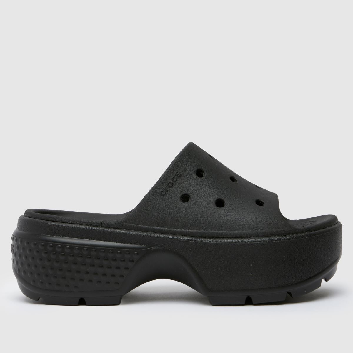 Crocs  Stomp Slide in Black Crocs  Stomp Slide in Black