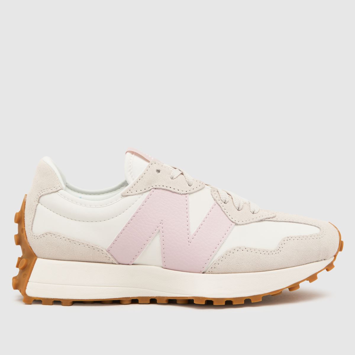 New Balance  327 in White & Pink New Balance  327 in White & Pink