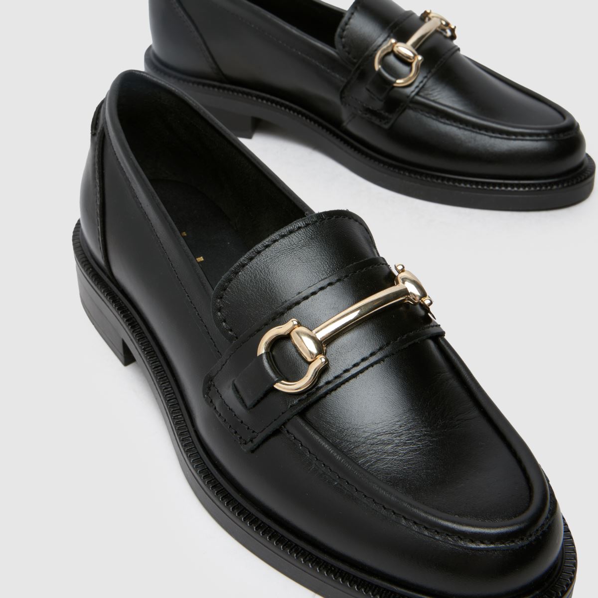 schuh  Lori Snaffle Loafer in Black schuh  Lori Snaffle Loafer in Black