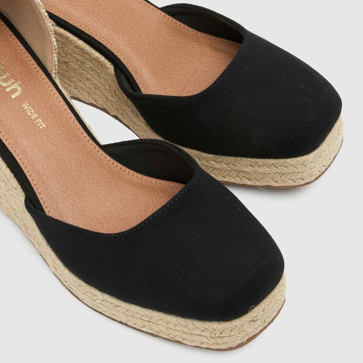 schuh  Wide Fit Veronica Espadrille in Black schuh  Wide Fit Veronica Espadrille in Black