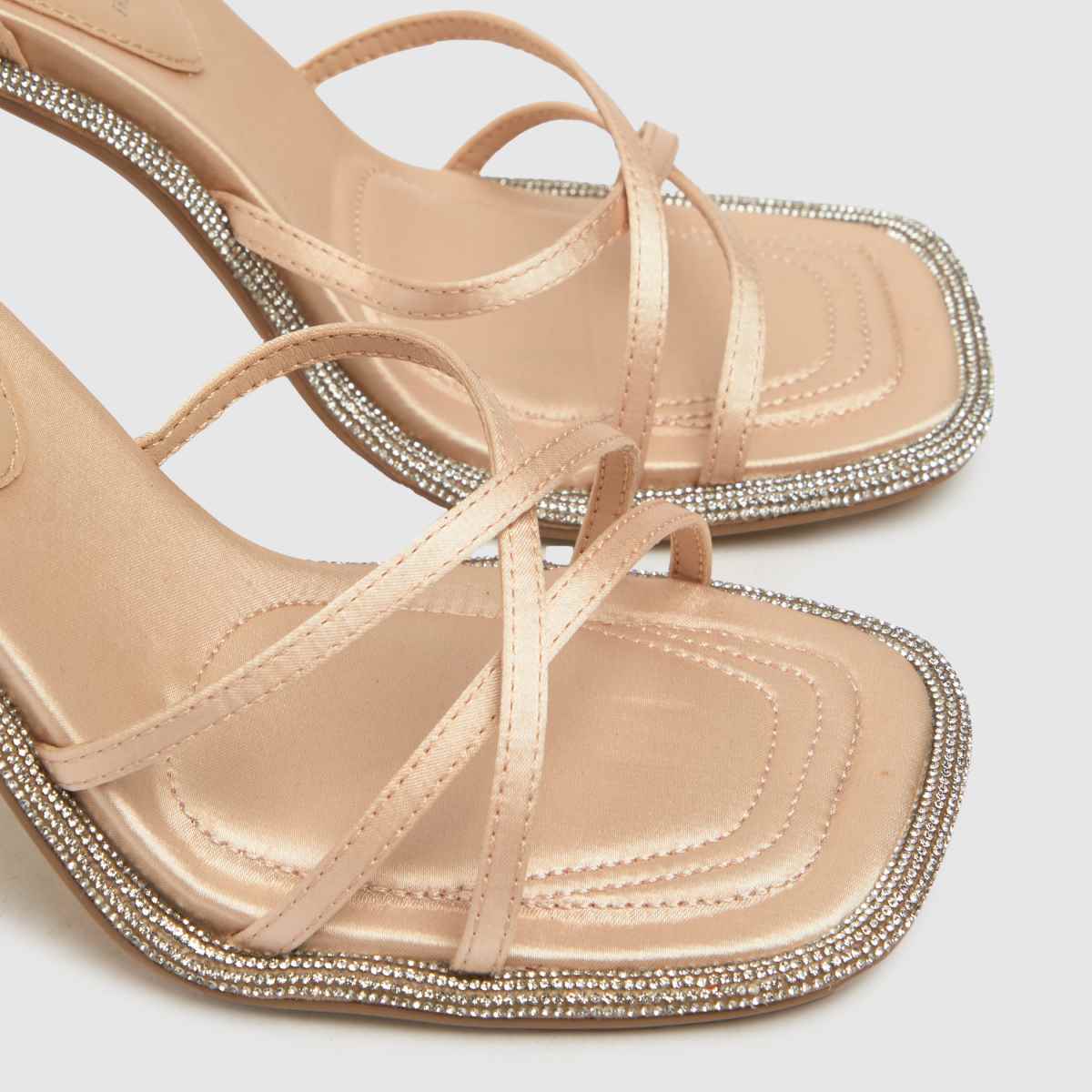 schuh  Summer Strappy Embellished in Natural schuh  Summer Strappy Embellished in Natural