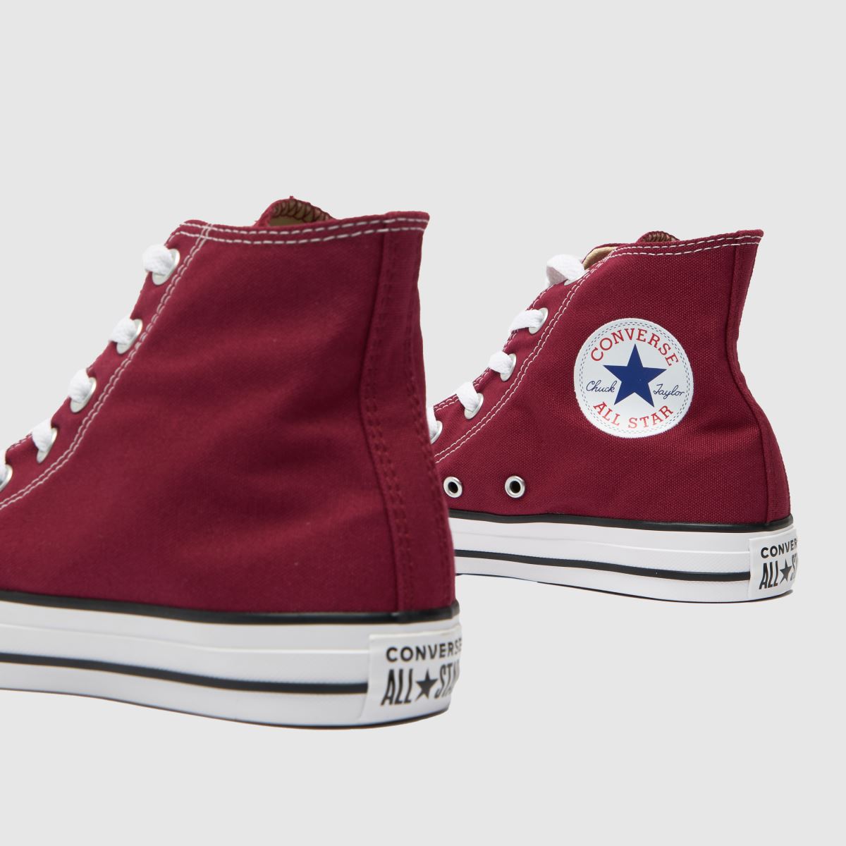 Converse  All Star Hi in Burgundy Converse  All Star Hi in Burgundy