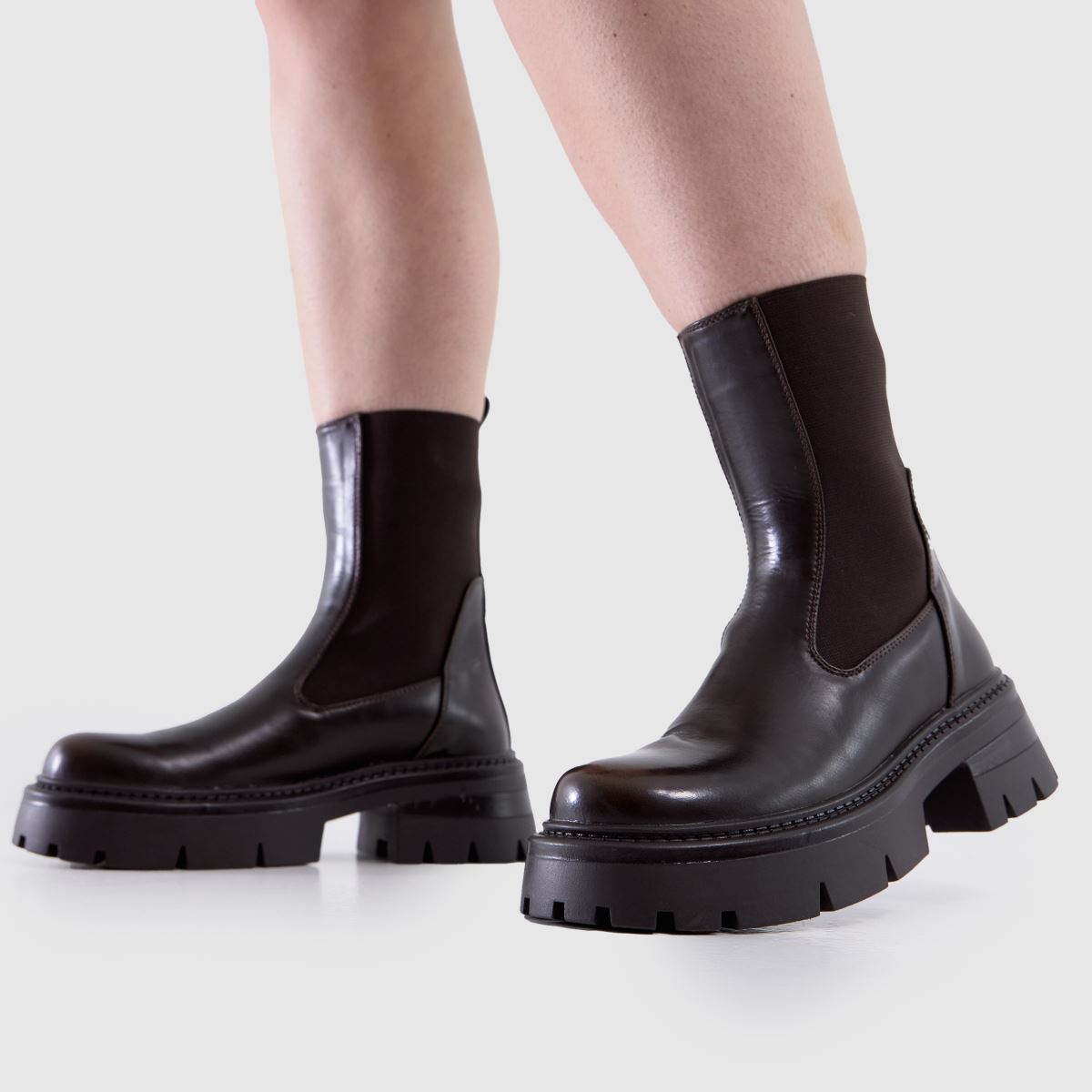 SIMMI  Perez Chunky Chelsea in Brown SIMMI  Perez Chunky Chelsea in Brown