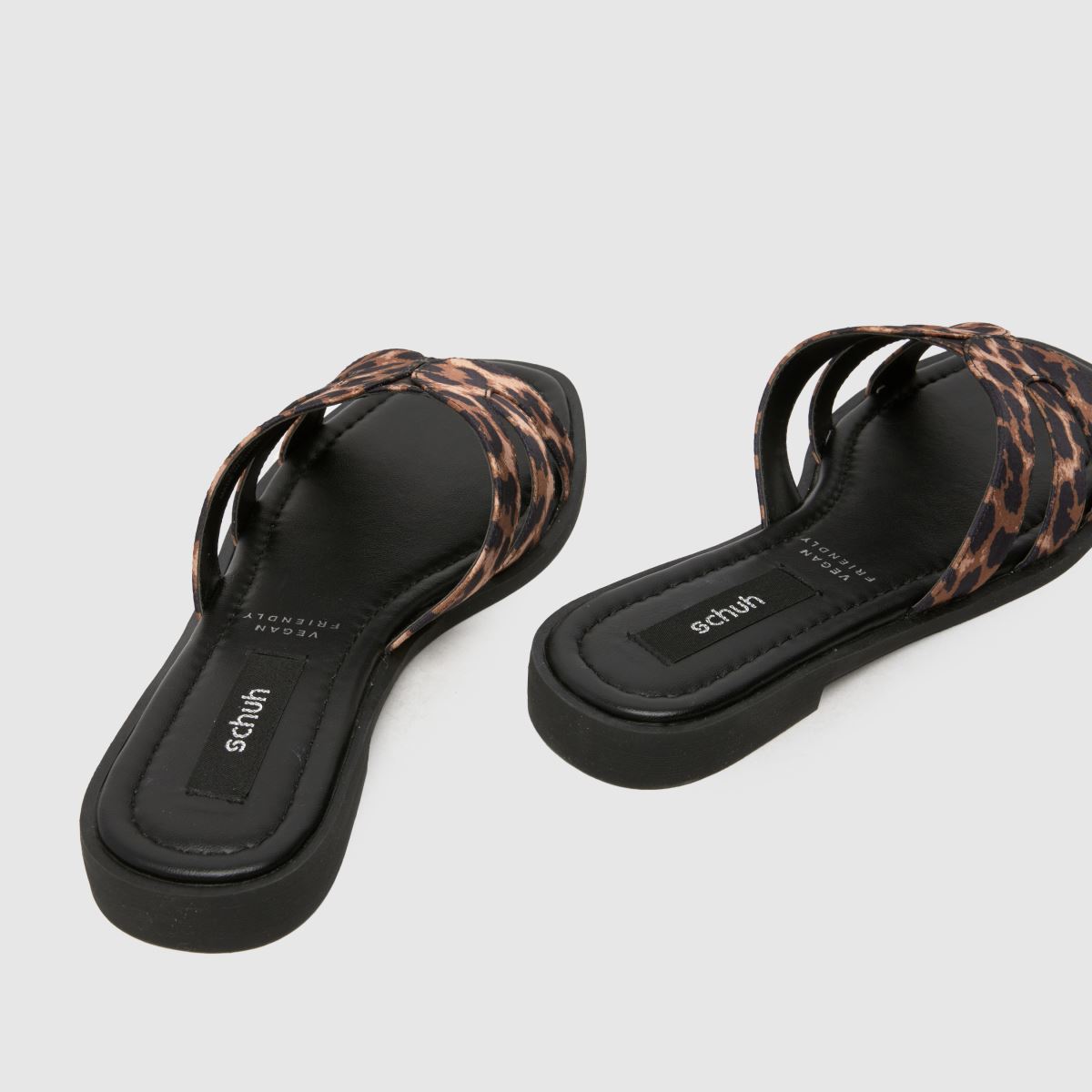 schuh  Trisha Mule in Black & Brown schuh  Trisha Mule in Black & Brown